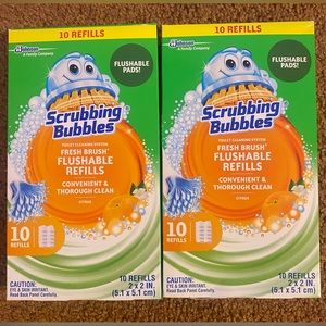 Scrubbing Bubbles Flushable Pads